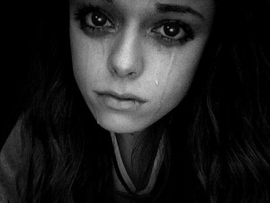 sad teenage girl